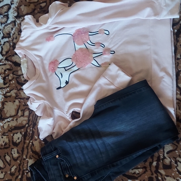 SALE‼️ Jeans & Sweatshirt BUNDLE - Picture 1 of 9
